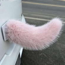 (E#, -) Remote Control Electric Furry Car Tail, USB Rechargeable