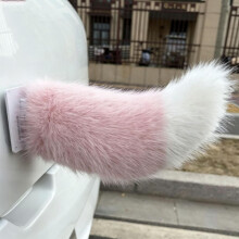 (A#, -) Remote Control Electric Furry Car Tail, USB Rechargeable