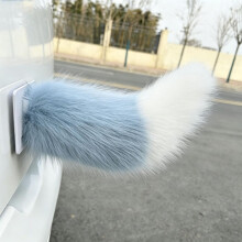 (B#, -) Remote Control Electric Furry Car Tail, USB Rechargeable