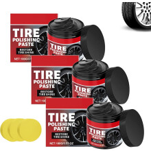 (3pcs, -) Car Tire & Plastic Trim Renewal Paste, Restores Shine 3PCS