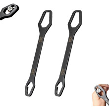(2pcs-b#, -) Universal Double-Ended Torx Wrench, 8-24mm Self-Tightening 2PCS
