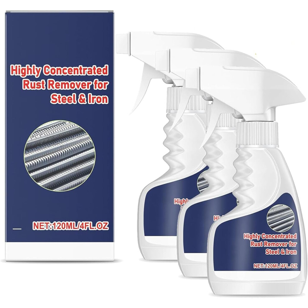 (3Pcs, -) Ultra-Strong Metal Revival Spray, Highly Concentrated Rust Remover 5437706544517