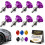 (8*Purple, -) 4 loquets déverrouillage, rouges 1