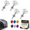 (4*Silver, -) 4 loquets déverrouillage, rouges 1