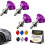 (4*Purple, -) 4 loquets déverrouillage, rouges 1