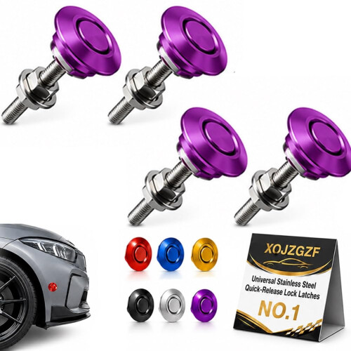 (4*Purple, -) 4 loquets déverrouillage, rouges