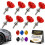(8*Red, -) 4 loquets déverrouillage, rouges 1