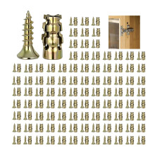 (100 Pack, -) Zestaw naprawczy do zawiasów szafek, 20 szt., śruby rozporowe krótkie 614 mm