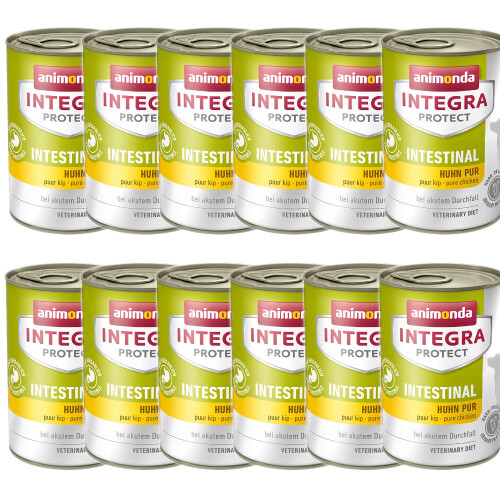 ANIMONDA Integra Protect Intestinal Kylling vådfoder til hunde, dåse 12 x 400 g