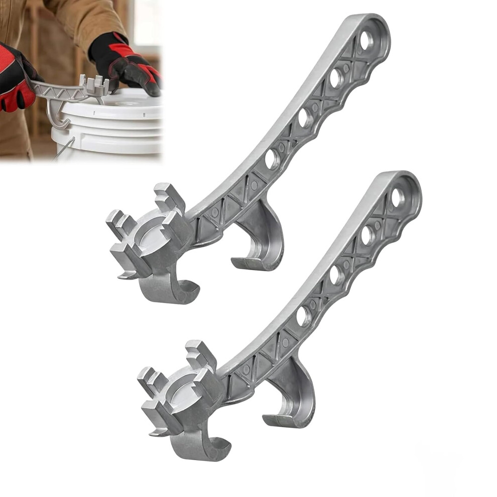 (2Pcs, -) 7-In-1 Aluminium Bung Wrench, 5-55 Gallon Drum Opener 5437706549871