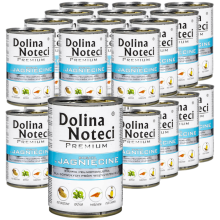 Dolina Noteci Premium vådfoder til voksne hunde, lam, dåse, 24 x 400 g