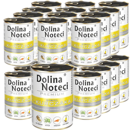 Dolina Noteci Premium vådfoder til hunde kylling på dåse 24 x 400 g