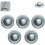(5pcs, -) 100 bouchons vis toiture 1