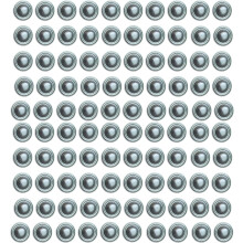 (100pcs, -) 100 bouchons vis toiture