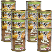 Vådfoder til hunde STUZZY Monoprotein PUPPY FRESH VEAL Kalvekød 12x400g