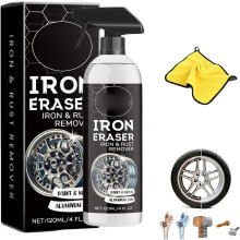 (1Set, -) 120 ML Iron Eraser Rust Remover Spray, Car Wheel Cleaner 2Set
