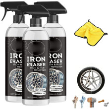 (3Set, -) Rostentferner Spray, 120ml, Auto, Felgen, Metall, Reinigung, 2 Set, Eisen, Entferner, Bremsstaub