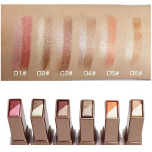 (Matches the image, 04) 2 In 1 Double Color Glitter Eye Shadow Stick Waterproof Gradient Stereo Eyeshadow Palette Bicolor Shimmer Beauty Makeup Tools