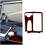 For   W204 2007-2013 W212 2010-2012 Red Wood Grain Gear Shift Panel Trim 2