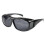 (Black) Unisex Hd Night Vision Driving Sunglasses Fine Over Wrap Around 1