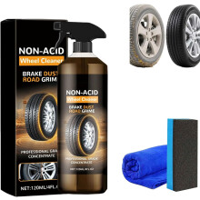 (1set, -) Non-Acid Felgenreiniger Kit, Auto, Bremsstaub, Glanz, 1 Set, Alloy, Chrome, Räder, Spray, Wäsche