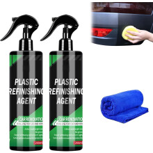 (2Set, -) Kunststoff Restaurierungsspray, Auto, Innenraum, Trim, Reinigung, 2 Set, Pflege, Glanz, Schutz