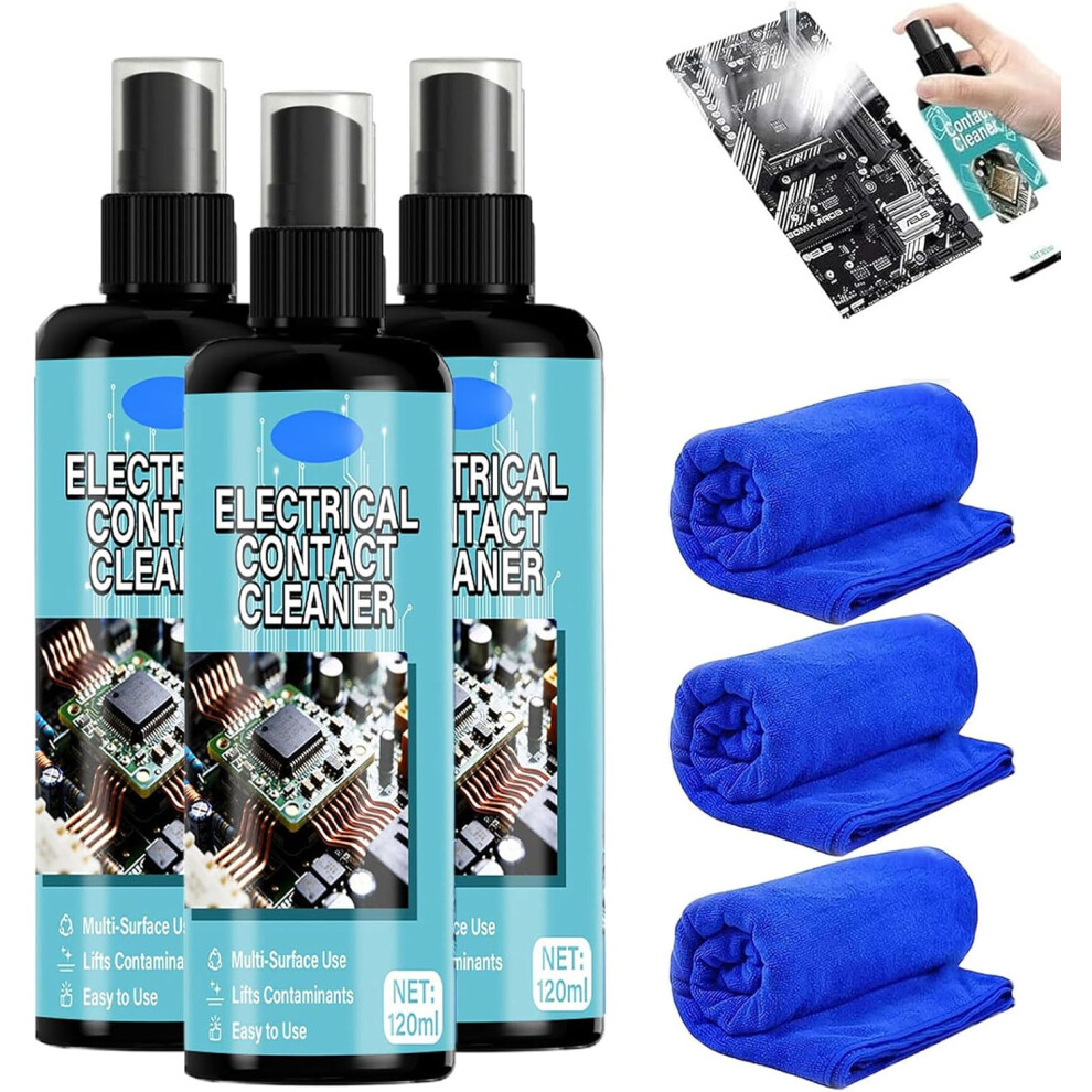 (3Set, -) Rapid-Drying Pcb & Motherboard Cleaner, Electronic Contact Spray 2Set 5437706552185