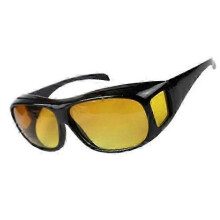 (Yellow) Unisex Hd Night Vision Driving Sunglasses Fine Over Wrap Around