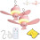 (Pink 2Pcs, -) Oplaadbare Hangende Ventilatorlamp - 2 Stuks, Roze 1