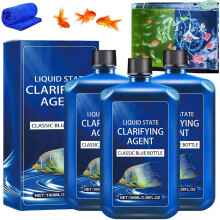 (3Pcs, -) 100 ml klarownik wody akwariowej, oczyszczacz wody słodkiej, 3 szt.