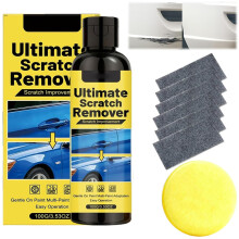 (1Set, -) Car Scratch Remover Set with Nano Cloth, 3.53oz Repair Kit 2Set