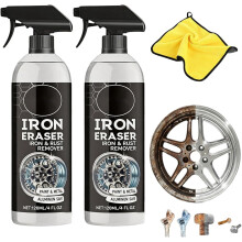 (2Set, -) Iron Eraser Rust Remover Spray, Brake Dust Cleaner 3Set
