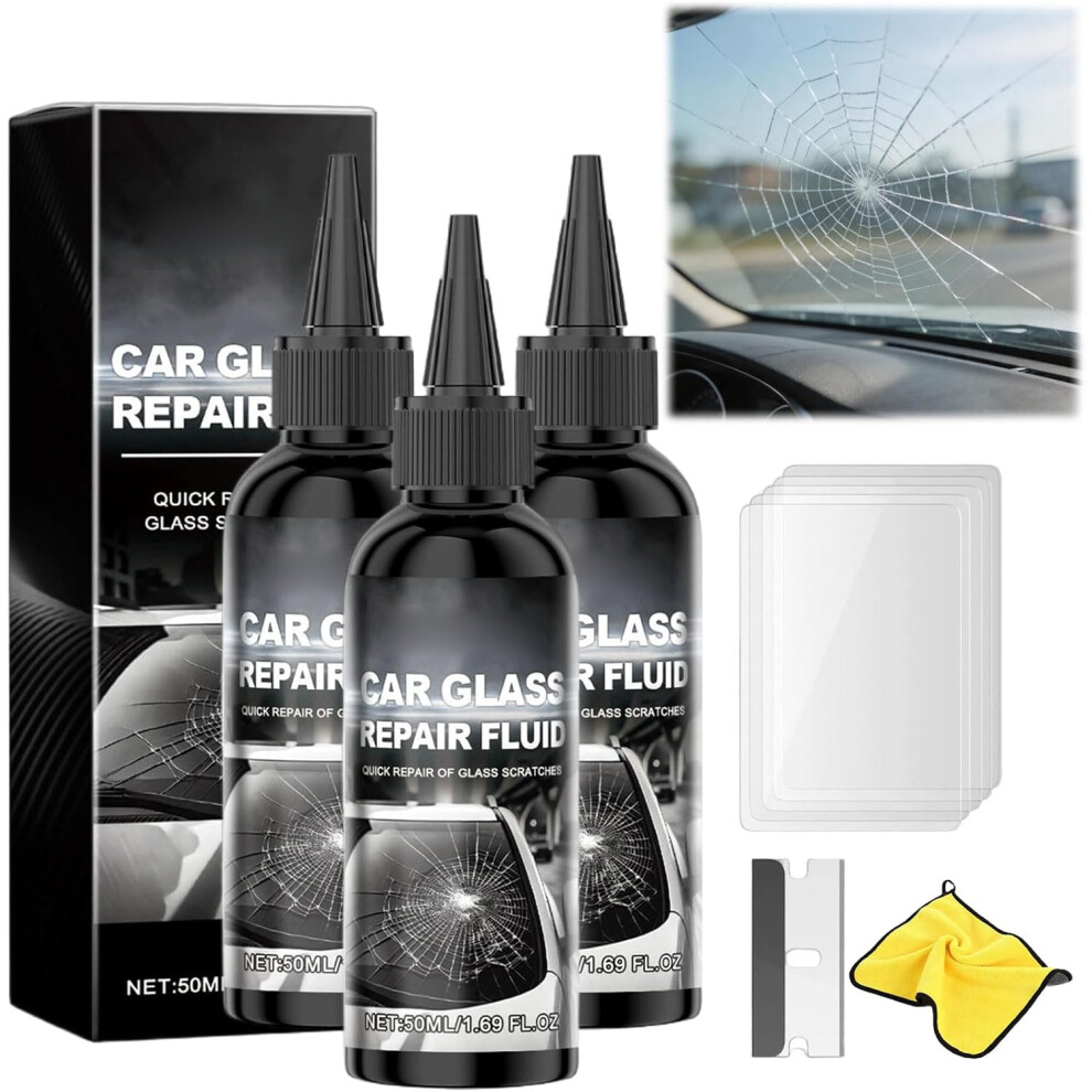 (3Set, -) 50Ml Car Windshield Crack Repair Kit, Stop Spreading 2Set 5437706553007