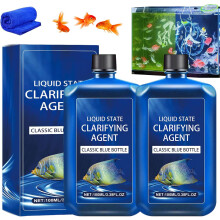 (2Pcs, -) 100 ml klarownik wody akwariowej, oczyszczacz wody słodkiej, 3 szt.