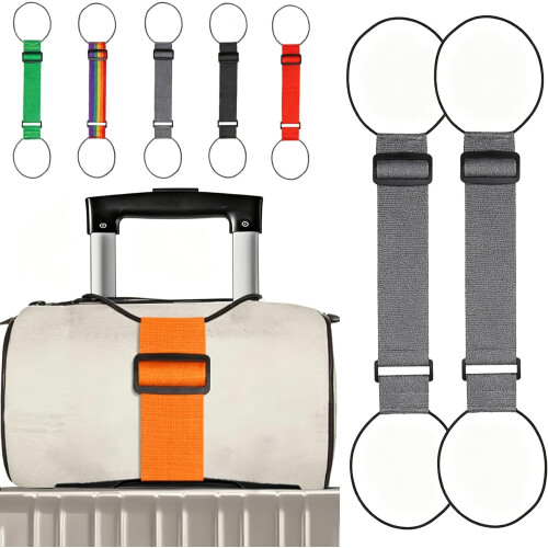 (Grey, -) Sangle bagage élastique, ajustable