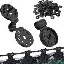 (50pcs, -) Zware Tarp Clips - 50 Stuks, Winddicht, Tuin