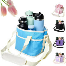 (blue, -) Bolsa portabebidas de 4 compartimentos, púrpura oscuro