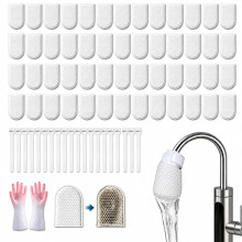 (100Pcs, -) 150 kpl hanasuodatinpussi puuvillaa, yleiskäyttöinen roiskevesitiivis pussi