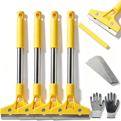 (4pcs, -) 3 grattoirs carrelage, multi-usages