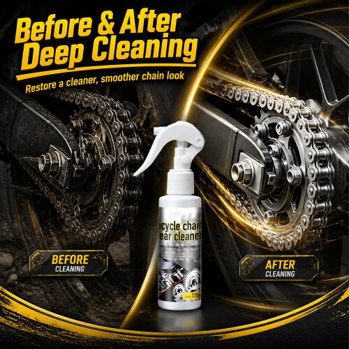 (1PCS, -) Deep-Cleaning Bicycle Chain Cleaner, 3PCS Kit 2