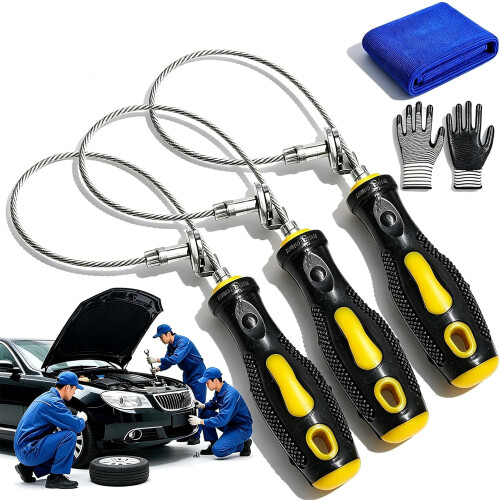 (3pcs, -) 2 outils extraction bouchon magnétique