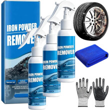 (3pcs-100ml, -) 2pcs Iron Powder Rust Remover Spray, Quick-Acting 30ml