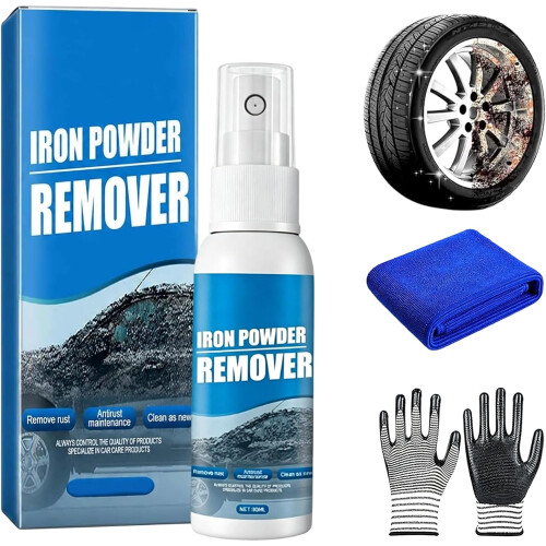 (1pcs-30ml, -) 2pcs Iron Powder Rust Remover Spray, Quick-Acting 30ml