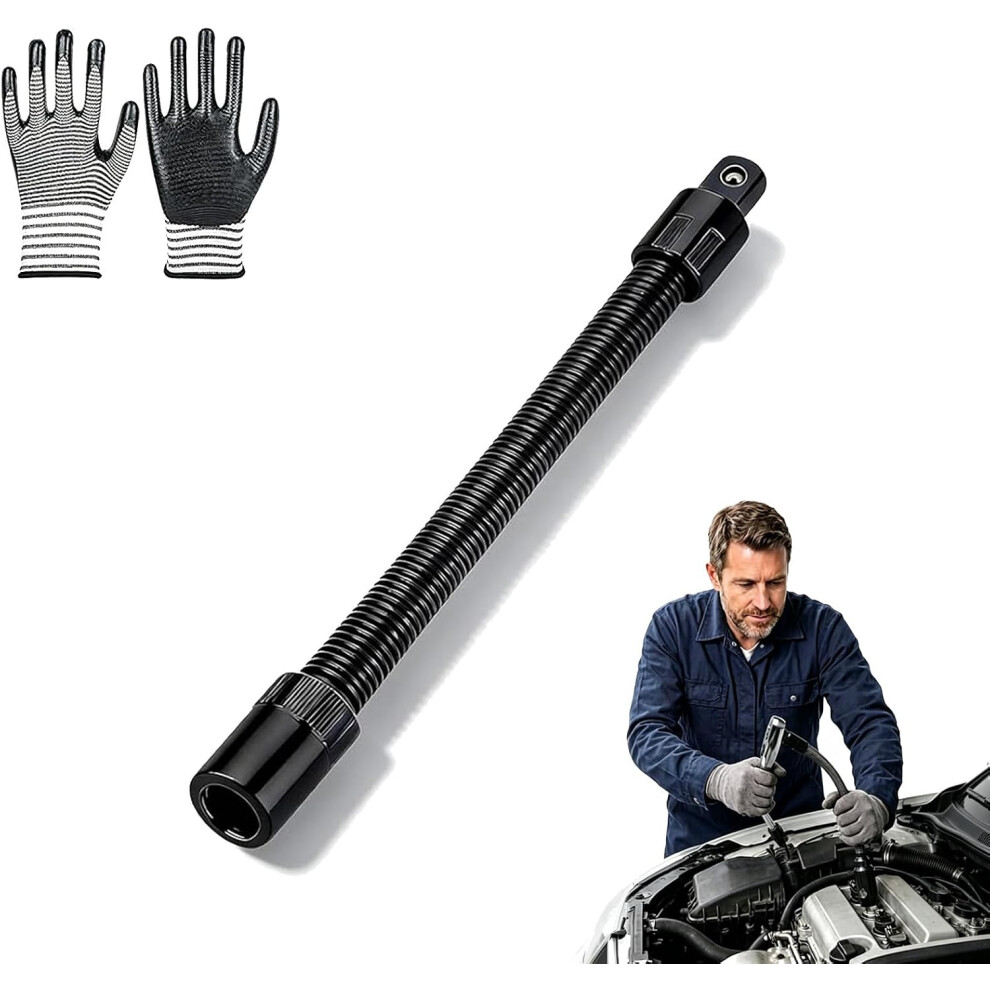 (Size_name, 250Mm) 2 * 350Mm Flexible Shaft Extension, Electric Wrench Connecting Rod 5437706559788
