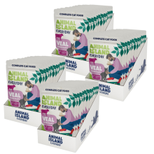 Animal Island NOUVELLE GELÉE CHAQUE JOUR Filets de veau effilochés en gelée 48 x 85 g