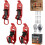 (4 pcs red, -) 2 supports pelle, orange, véhicule 1