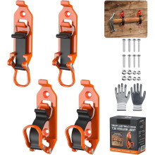 (4 pcs orange, -) 2 supports pelle, orange, véhicule