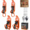 (4 pcs orange, -) 2 supports pelle, orange, véhicule 1