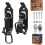 (2 pcs black, -) 2 supports pelle, orange, véhicule 1