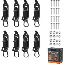 (8 pcs black, -) Zware Shovel Mount Kit - 2 Stuks, Oranje, Quick Release